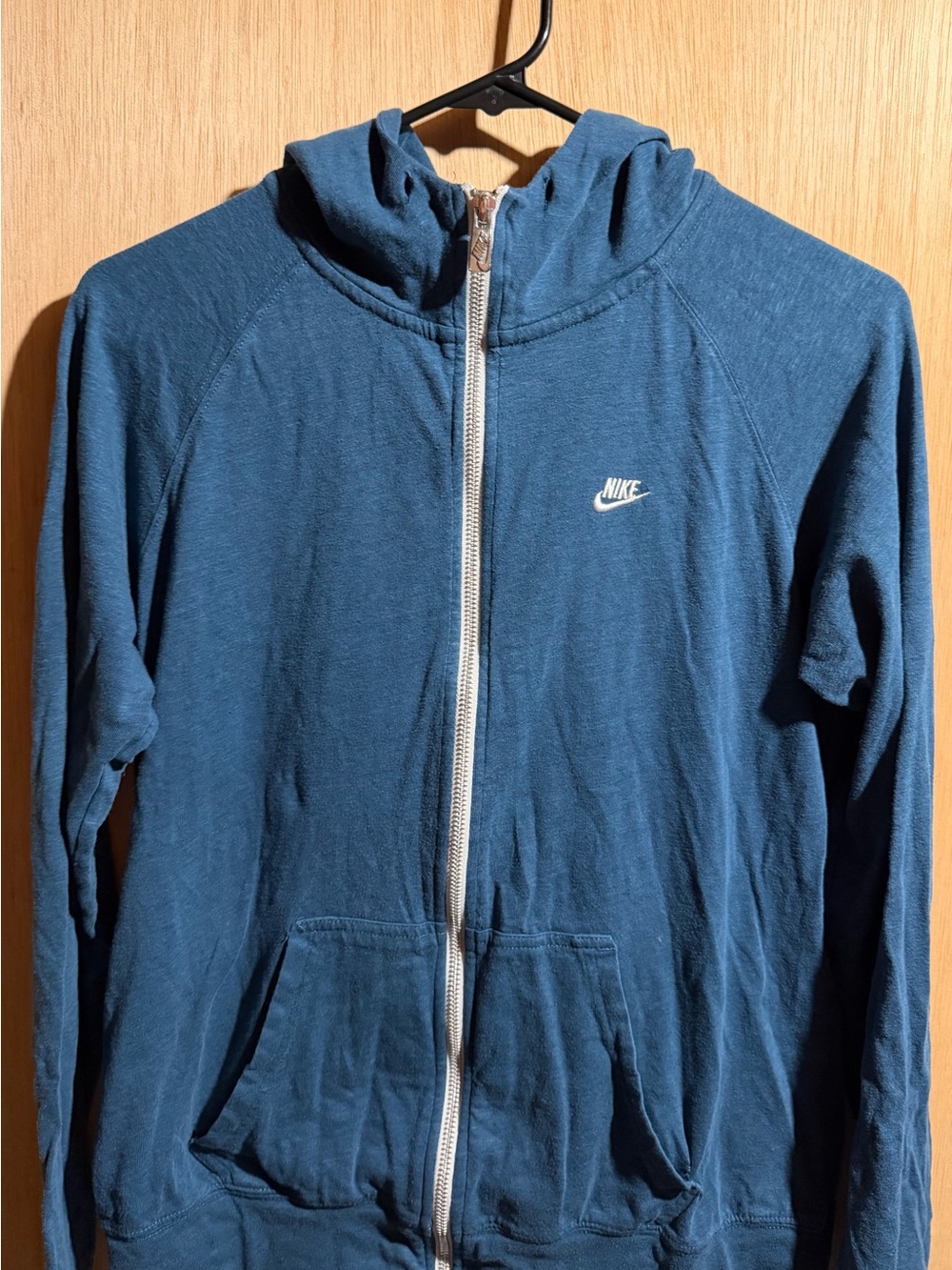 Nike Men’s Teal Zip-Up Hoodie Jacket